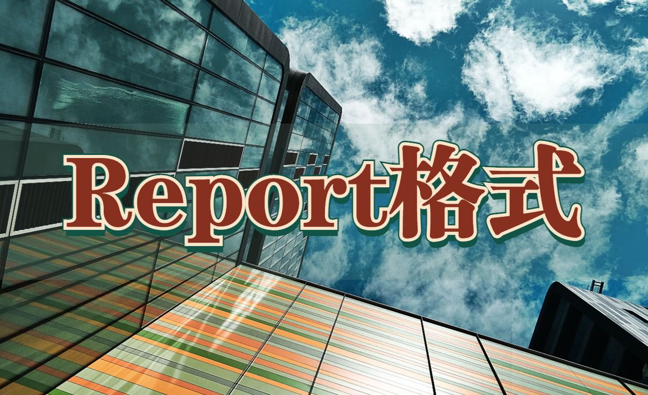 Report格式