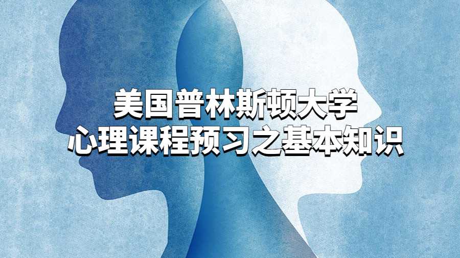 美國普林斯頓大學(xué)心理課程預(yù)習(xí)之基本知識