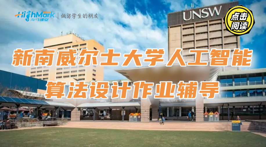 新南威爾士大學人工智能算法設計作業輔導