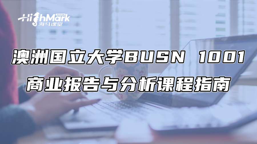 澳洲國立大學BUSN 1001商業報告與分析課程指南