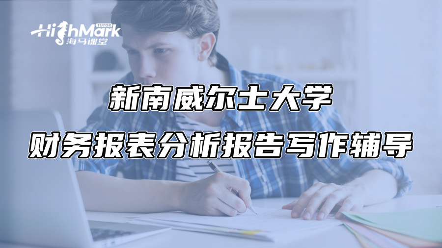 新南威爾士大學財務報表分析報告寫作輔導