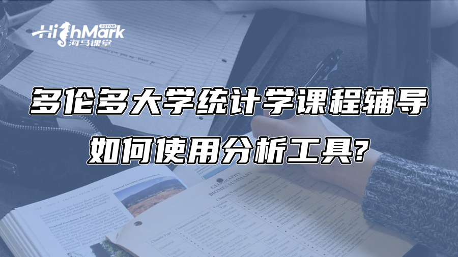 多倫多大學統計學課程輔導：如何使用分析工具?