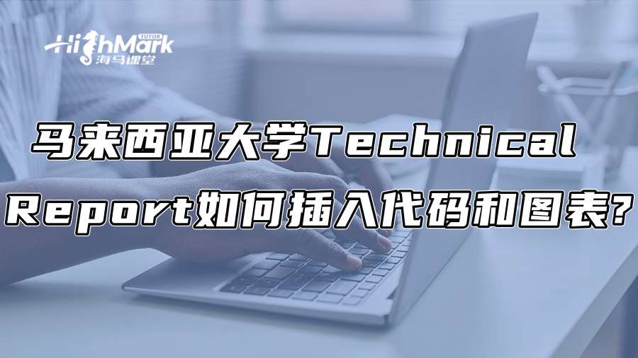 馬來西亞大學(xué)Technical Report如何插入代碼和圖表?
